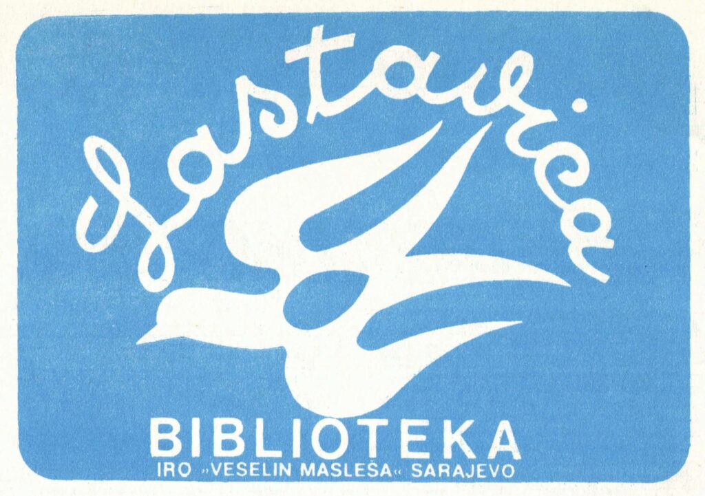 Logo Biblioteke Lastavica, izdavačke kuće iz Sarajeva.