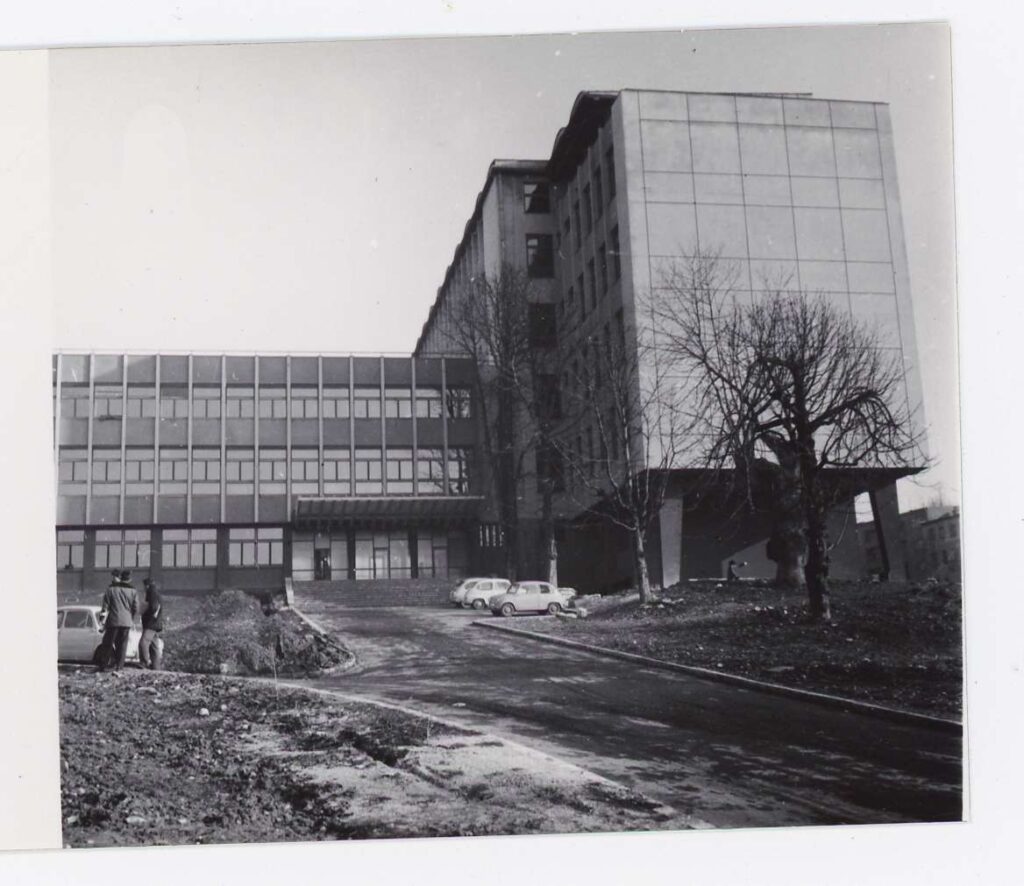 Zgrada Tehničkog fakulteta u Sarajevu, fotografija iz 1962. godine.