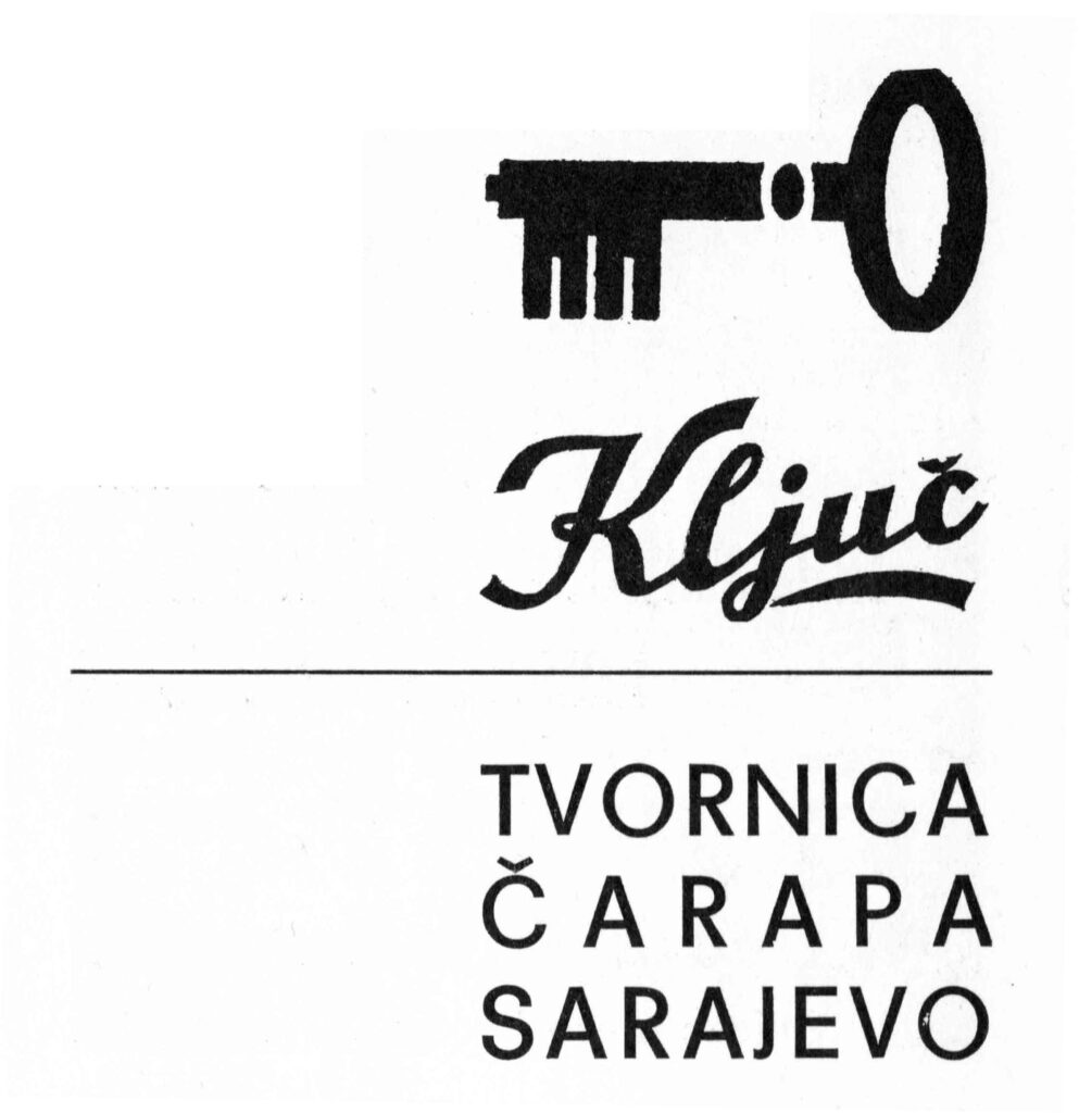 Logo Tvornice čarapa „Ključ“ Sarajevo.