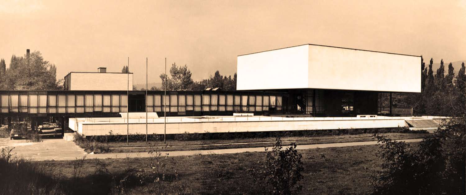 Zgrada Muzeja revolucije BiH u Sarajevu, modernistička arhitektura 60-ih godina.