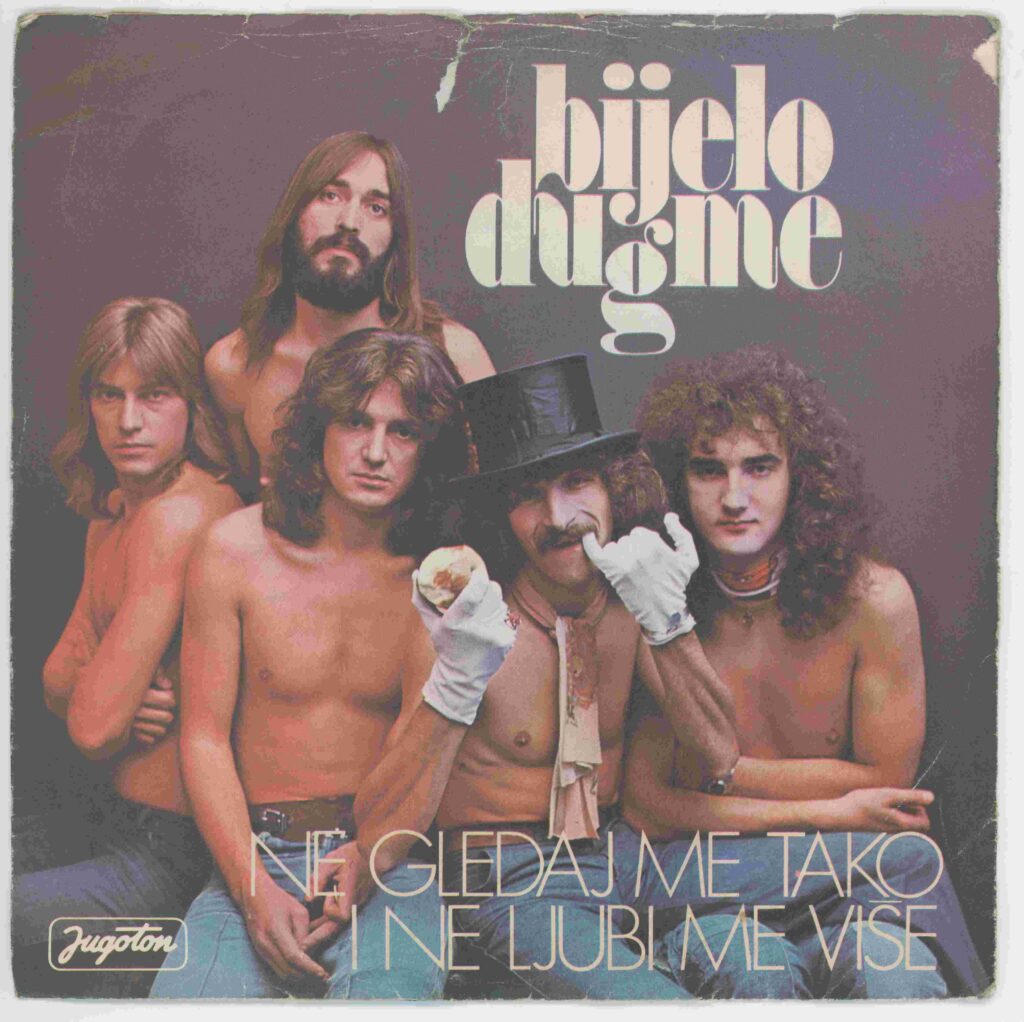 Omot singla "Ne gledaj me tako i ne ljubi me više" Bijelog Dugmeta, Jugoton